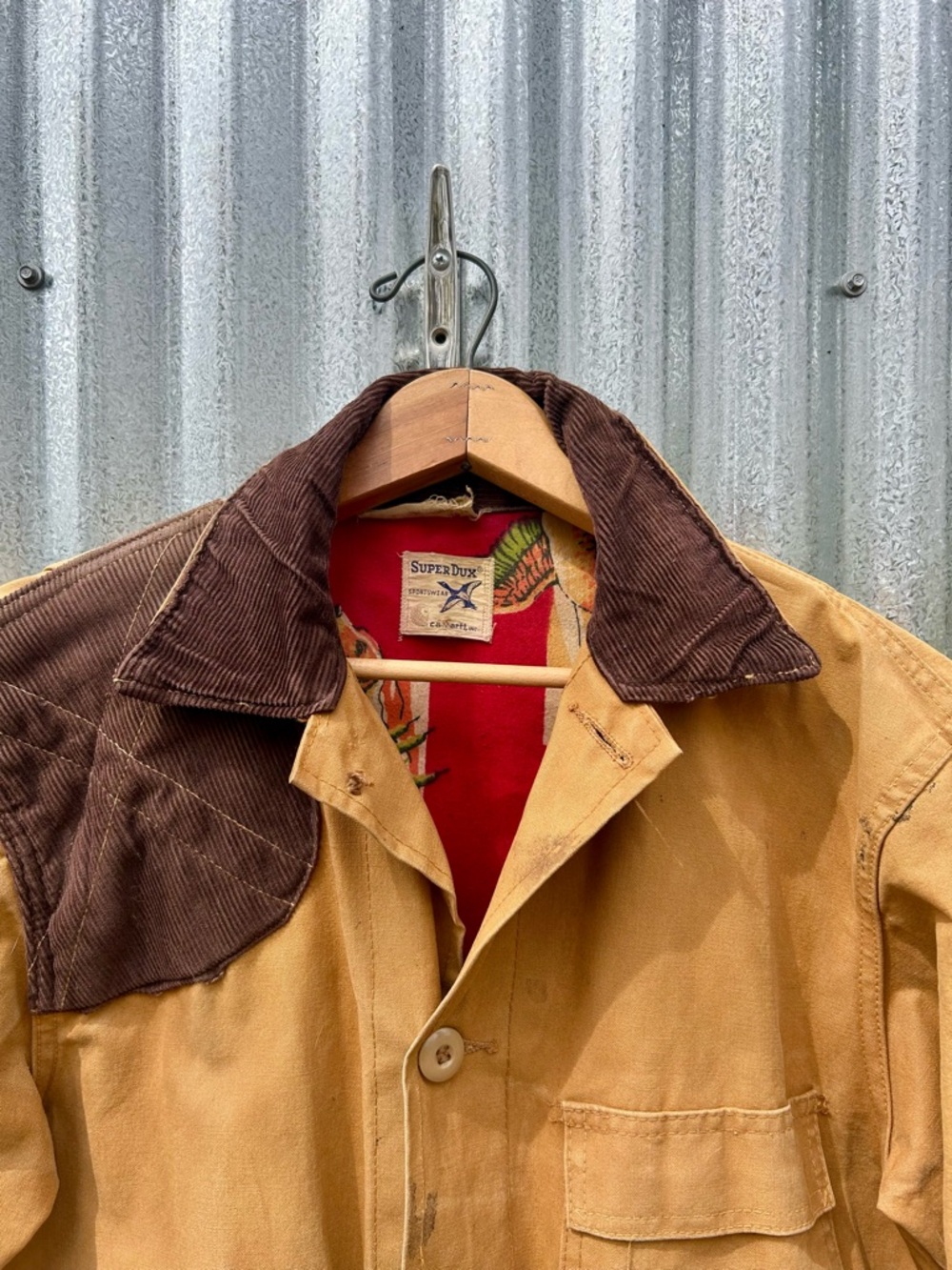 Vintage 40s-50s Carhartt Super Dux Hunting Jacket - Picture 7 of 16